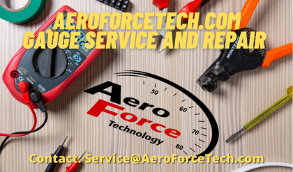 AeroForce Gauge Service and Repair Center - Contact Service@AeroForceTech.com
