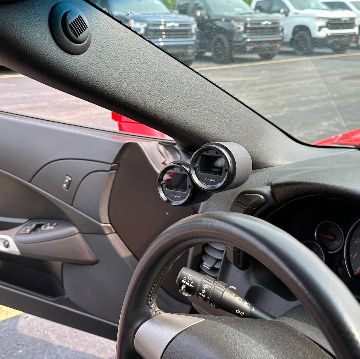 Corvette C6 2005 2013 Dual Gauge Pod AeroForce Technology, Inc.