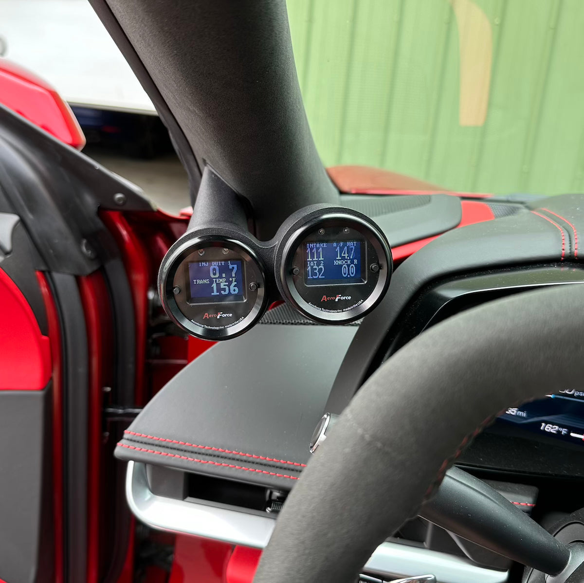 Corvette C8 2020 Present Dual Gauge Pod AeroForce Technology, Inc.