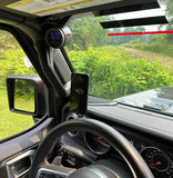 AeroForce™ Alpha-Mag™ Custom Mount Phone Holder/Charger - Jeep Wrangler JL - Gladiator JT 2018 - Present