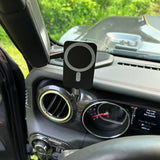 AeroForce™ Alpha-Mag™ Custom Mount Phone Holder/Charger - Jeep Wrangler JL - Gladiator JT 2018 - Present