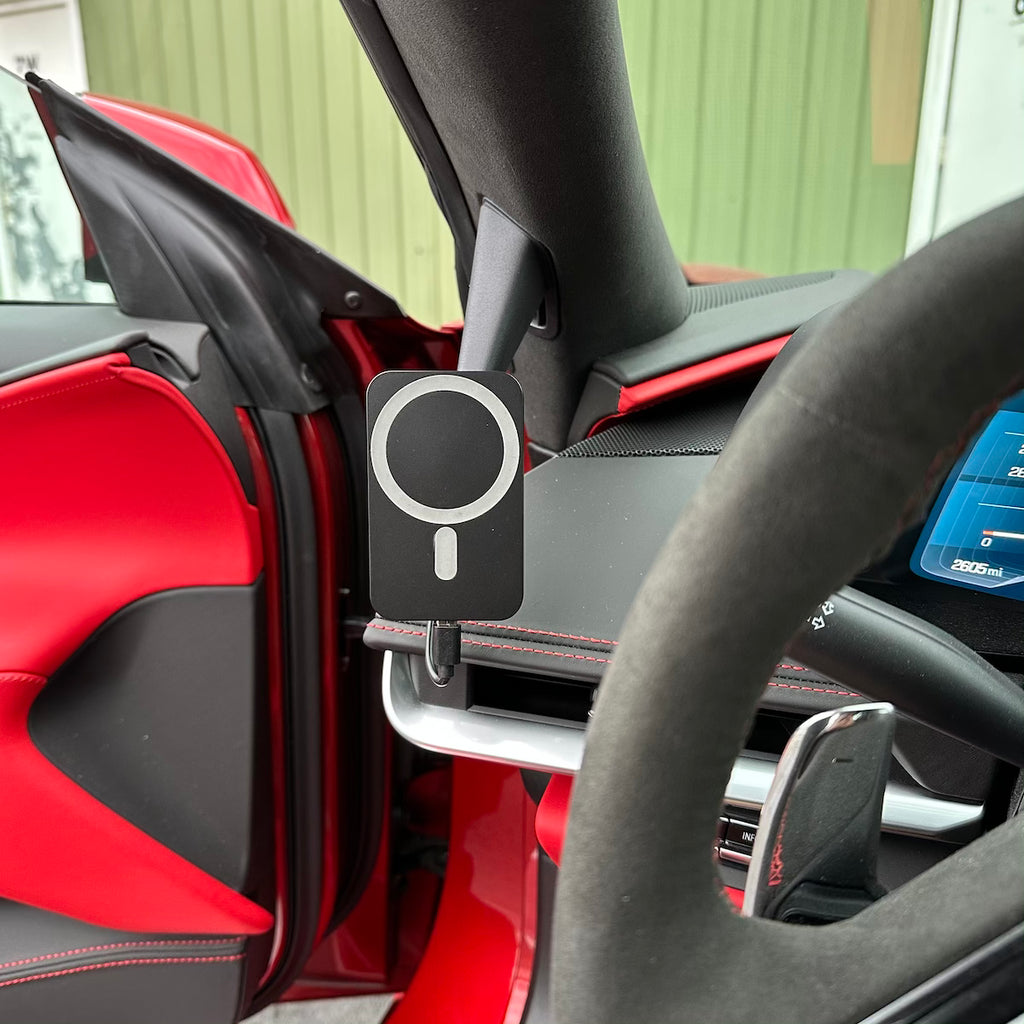 corvette c8 cigarette lighter AeroForce™ Alpha-Mag™ Custom Mount Phone Holder/Charger corvette c8 cigarette lighter AeroForce™ Alpha-Mag™ Custom Mount Phone Holder/Charger