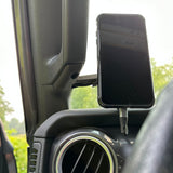 AeroForce™ Alpha-Mag™ Custom Mount Phone Holder/Charger - Jeep Wrangler JL - Gladiator JT 2018 - Present