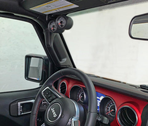 Horloge Analogique Pour Jeep Wrangler/Gladiator - À Fixer Sur Tableau De Bord Ou Ventilo - Mini-horloge Décorative - Accessoire Voiture